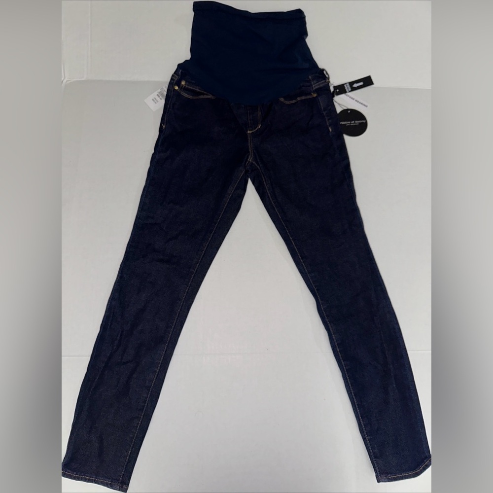NWT Articles of Society Maternity Classic Skinny Full Panel Jeans - Size 26